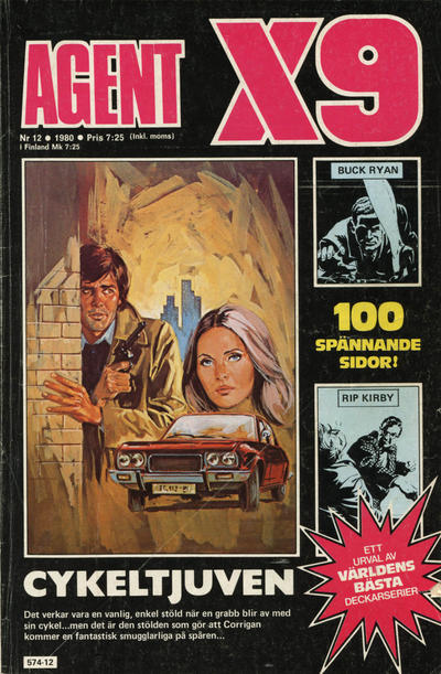 Cover for Agent X9 (Semic, 1971 series) #12/1980