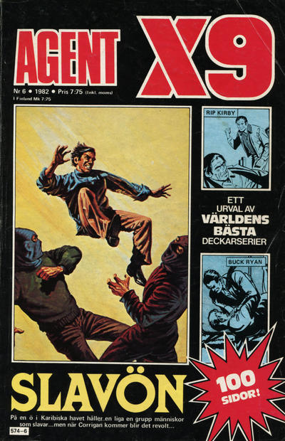 Cover for Agent X9 (Semic, 1971 series) #6/1982