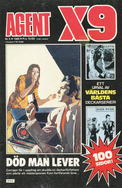 Cover for Agent X9 (Semic, 1971 series) #5/1985