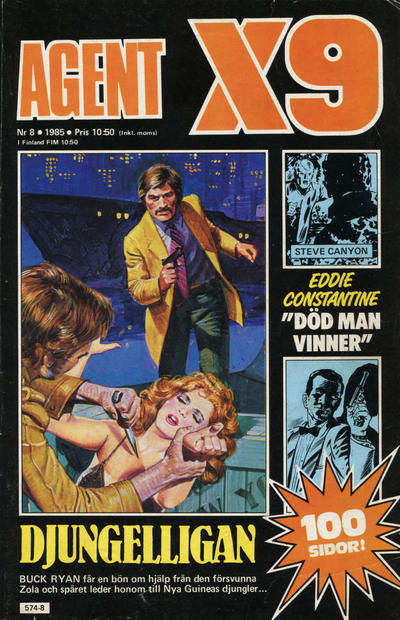 Cover for Agent X9 (Semic, 1971 series) #8/1985