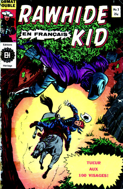Cover for Rawhide Kid (Editions Héritage, 1970 series) #3
