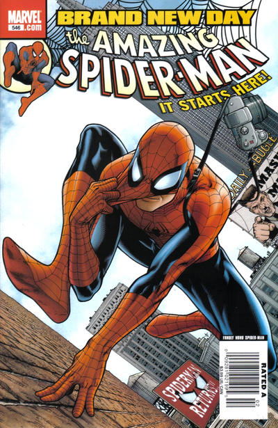 Cover for The Amazing Spider-Man (Marvel, 1999 series) #546 [Newsstand]