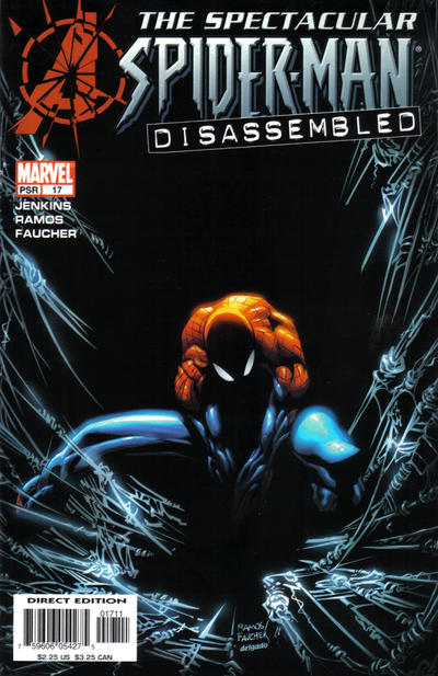 Cover for Spectacular Spider-Man (Marvel, 2003 series) #17 [Direct Edition]