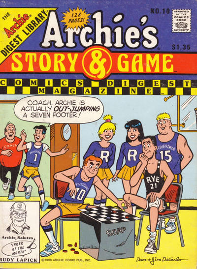 Cover for Archie's Story & Game Digest Magazine (Archie, 1986 series) #10 [Direct]