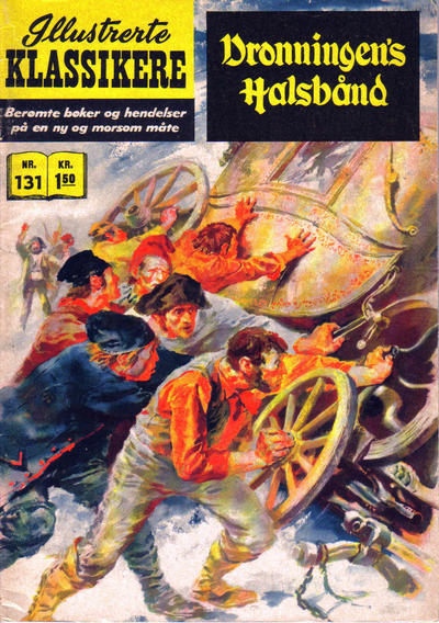 Cover for Illustrerte Klassikere [Classics Illustrated] (Illustrerte Klassikere / Williams Forlag, 1957 series) #131 - Dronningens halsbånd