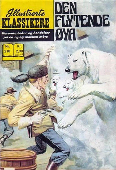 Cover for Illustrerte Klassikere [Classics Illustrated] (Illustrerte Klassikere / Williams Forlag, 1957 series) #218 - Den flytende øya