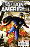 Cover for Captain America (Marvel, 2011 series) #1