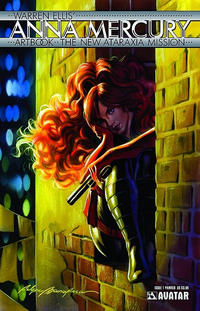 Cover for Warren Ellis' Anna Mercury Artbook: The New Ataraxia Mission (Avatar Press, 2009 series) [Painted]