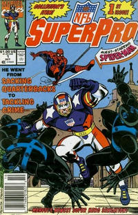 Cover Thumbnail for NFL Superpro (Marvel, 1991 series) #1 [Newsstand]