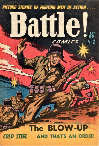 Cover for Battle! Comics (Horwitz, 1953 ? series) #2