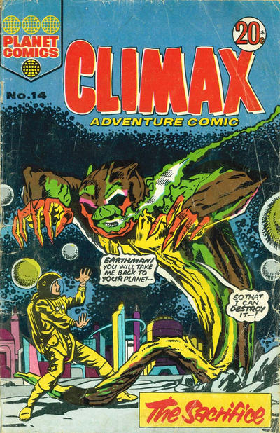 Cover for Climax Adventure Comic (K. G. Murray, 1962 ? series) #14