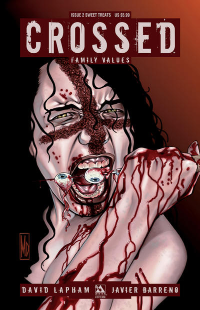 Cover for Crossed Family Values (Avatar Press, 2010 series) #2 [Sweet Treats Cover - Michael DiPascale]
