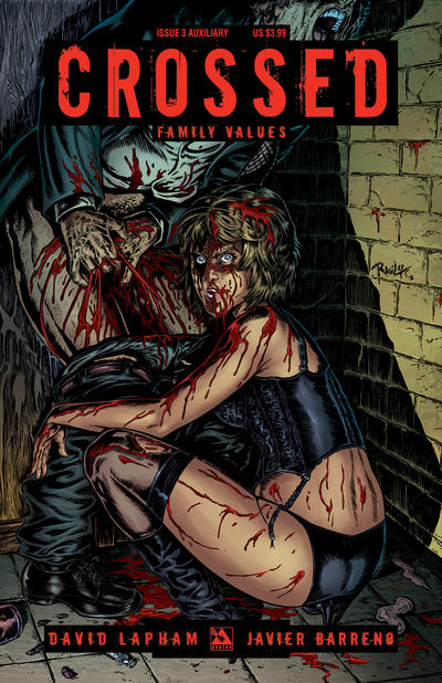 Cover for Crossed Family Values (Avatar Press, 2010 series) #3 [Auxiliary Cover - Raulo Caceres]