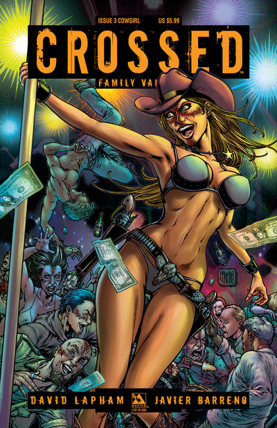 Cover for Crossed Family Values (Avatar Press, 2010 series) #3 [Cowgirl]