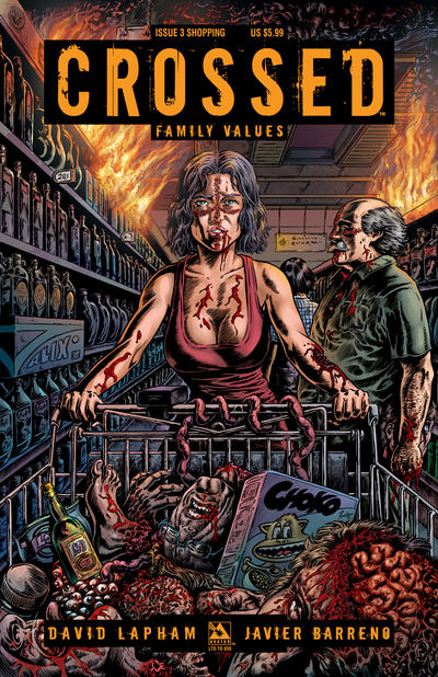 Cover for Crossed Family Values (Avatar Press, 2010 series) #3 [Shopping]