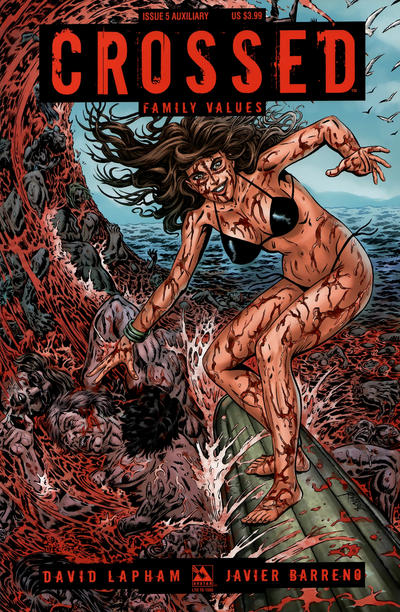 Cover for Crossed Family Values (Avatar Press, 2010 series) #5 [Auxiliary Cover - Raulo Caceres]