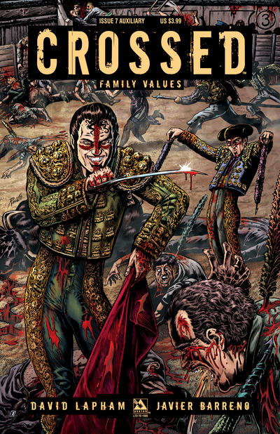 Cover for Crossed Family Values (Avatar Press, 2010 series) #7 [Auxiliary Cover - Raulo Caceres]