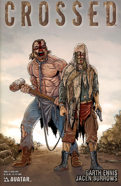 Cover for Crossed (Avatar Press, 2008 series) #6 [Auxiliary Cover - Jacen Burrows]