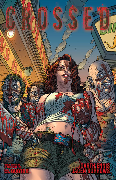 Cover for Crossed (Avatar Press, 2008 series) #8 [Convention]