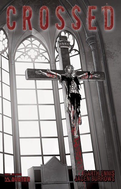 Cover for Crossed (Avatar Press, 2008 series) #9 [Red Crossed]