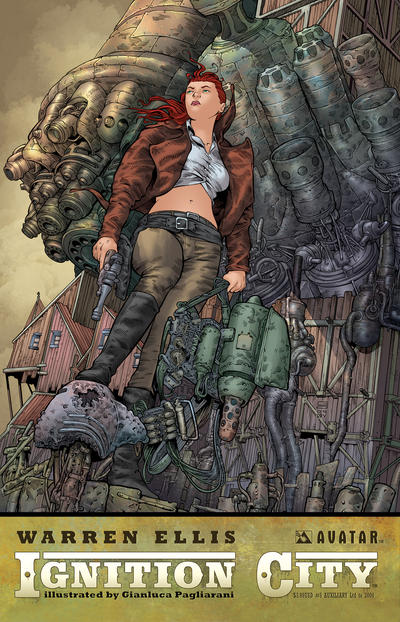 Cover for Warren Ellis' Ignition City (Avatar Press, 2009 series) #5 [Auxiliary]