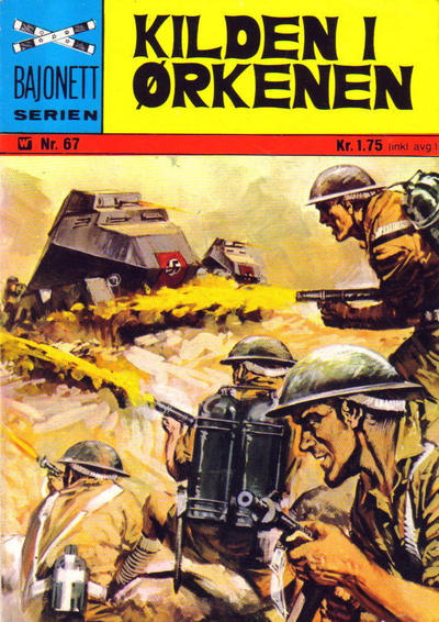 Cover for Bajonett serien (Illustrerte Klassikere / Williams Forlag, 1967 series) #67