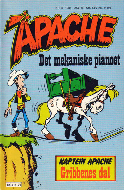 Cover for Apache (Semic, 1980 series) #4/1981