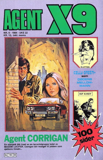 Cover for Agent X9 (Semic, 1976 series) #6/1984