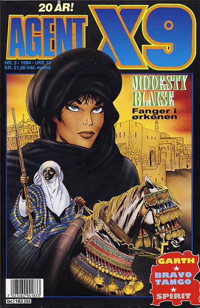 Cover for Agent X9 (Semic, 1976 series) #3/1994