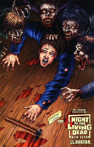 Cover for Night of the Living Dead: New York (Avatar Press, 2009 series) #1 [Desparation]