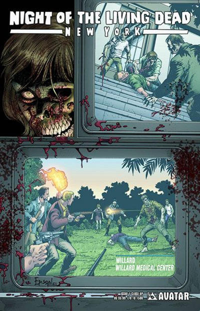 Cover for Night of the Living Dead: New York (Avatar Press, 2009 series) #1 [Close Up]