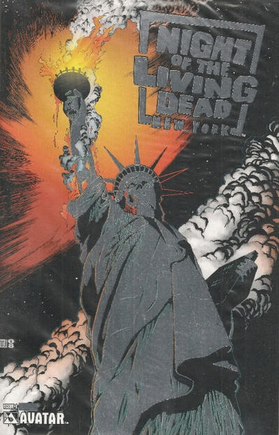 Cover for Night of the Living Dead: New York (Avatar Press, 2009 series) #1 [Platinum Foil]