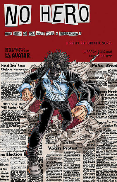 Cover for No Hero (Avatar Press, 2008 series) #1 [Auxiliary]