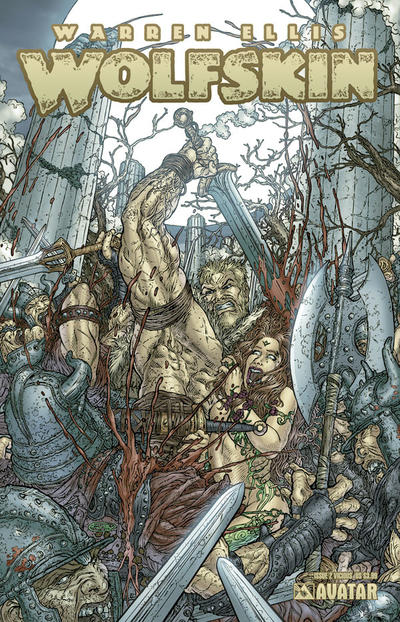 Cover for Warren Ellis' Wolfskin (Avatar Press, 2006 series) #2 [Vicious]