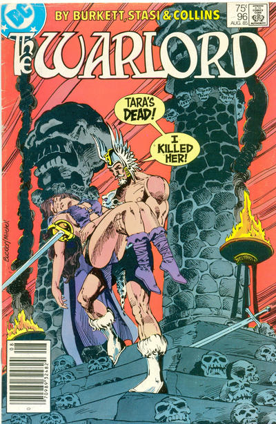 Cover for Warlord (DC, 1976 series) #96 [Newsstand]