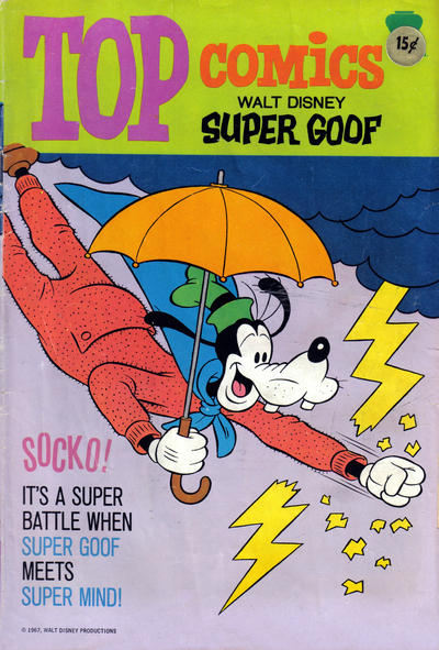 Cover for Top Comics Walt Disney Super Goof (Western, 1967 series) #2