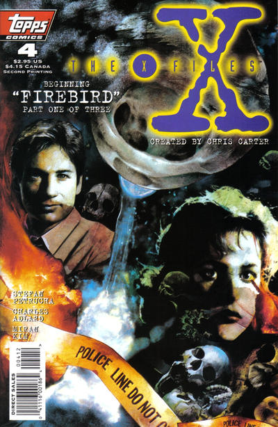 Cover for The X-Files (Topps, 1995 series) #4 [Direct Sales]