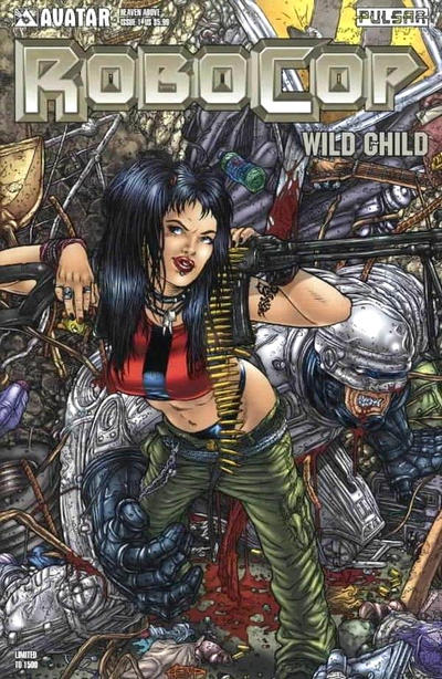 Cover for RoboCop: Wild Child (Avatar Press, 2005 series) #1 [Heaven Above]