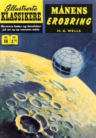 Cover for Illustrerte Klassikere [Classics Illustrated] (Illustrerte Klassikere / Williams Forlag, 1957 series) #56 [HRN 156] - Månens erobring [2. opplag]