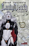Cover for Brian Pulido's Lady Death: Sacrilege (Avatar Press, 2006 series) #0 [Prism Foil]