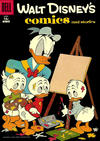 Cover for Walt Disney's Comics and Stories (Dell, 1940 series) #v17#7 (199) [15¢]