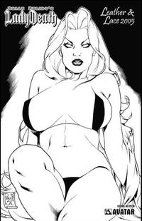 Cover Thumbnail for Brian Pulido's Lady Death Leather & Lace 2005 (Avatar Press, 2005 series) [Leather]