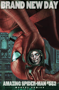 Cover for The Amazing Spider-Man (Marvel, 1999 series) #552 [Adi Granov Cover]