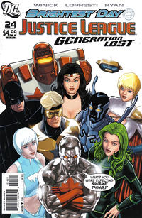 Cover Thumbnail for Justice League: Generation Lost (DC, 2010 series) #24 [Kevin Maguire Cover]