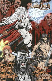 Cover Thumbnail for Brian Pulido's Lady Death: Blacklands (Avatar Press, 2006 series) #1 [Powerful Forces]