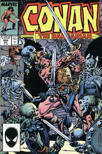 Cover for Conan the Barbarian (Marvel, 1970 series) #200 [Direct]