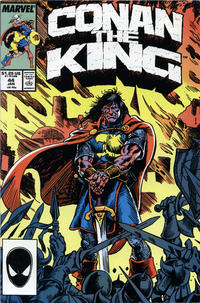 Cover for Conan the King (Marvel, 1984 series) #44 [Direct]