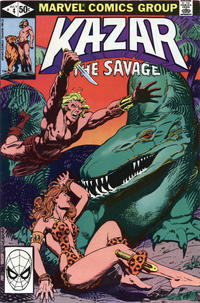 Cover Thumbnail for Ka-Zar the Savage (Marvel, 1981 series) #4 [Direct]