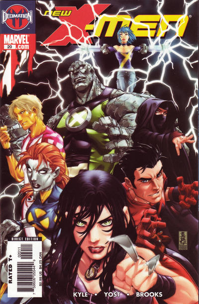 Cover for New X-Men (Marvel, 2004 series) #20 [Cover A direct]