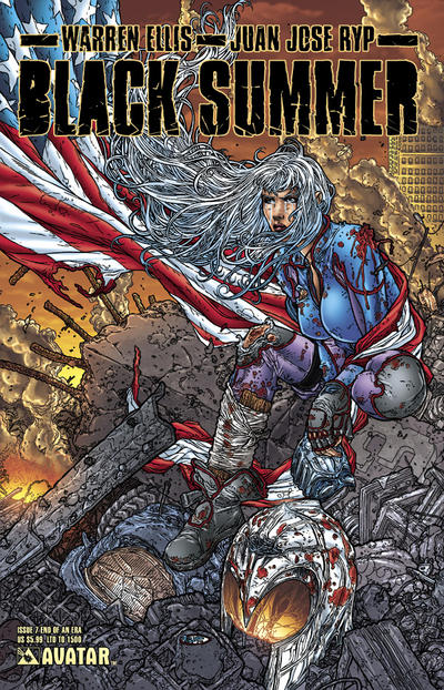Cover for Black Summer (Avatar Press, 2007 series) #7 [End of an Era]